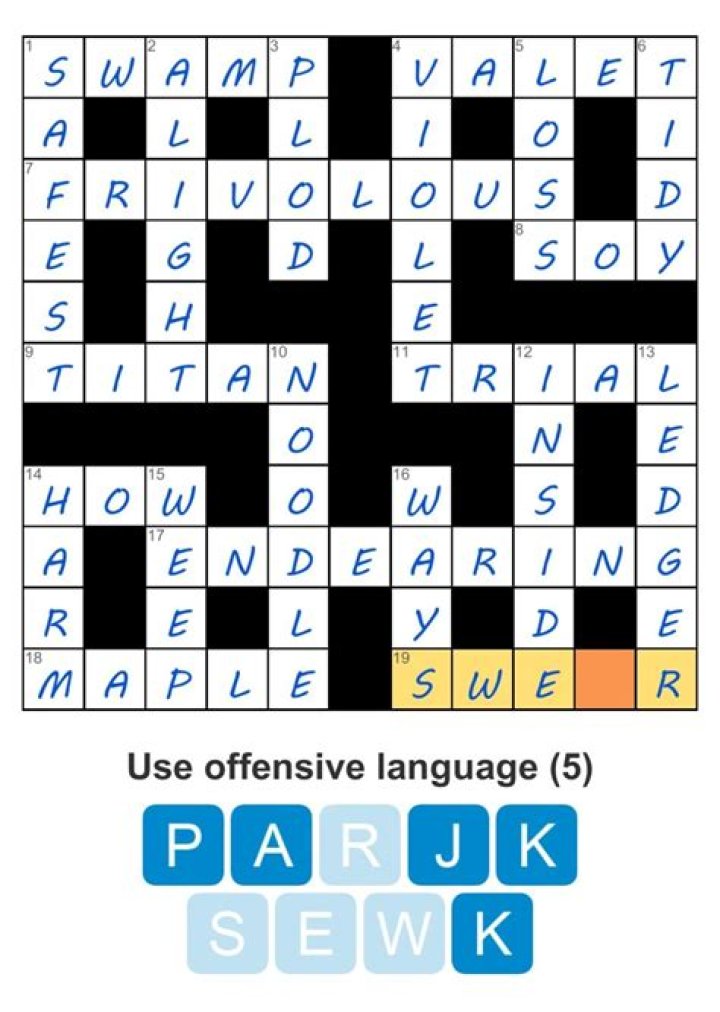 Agape, on tenterhooks Crossword Clue Puzzle Page