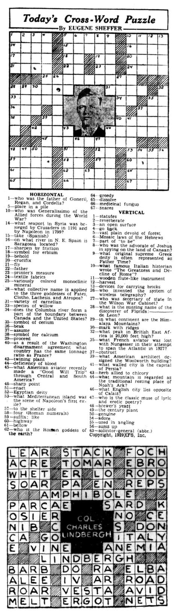 Borodin's "Prince —" Crossword Clue Eugene Sheffer