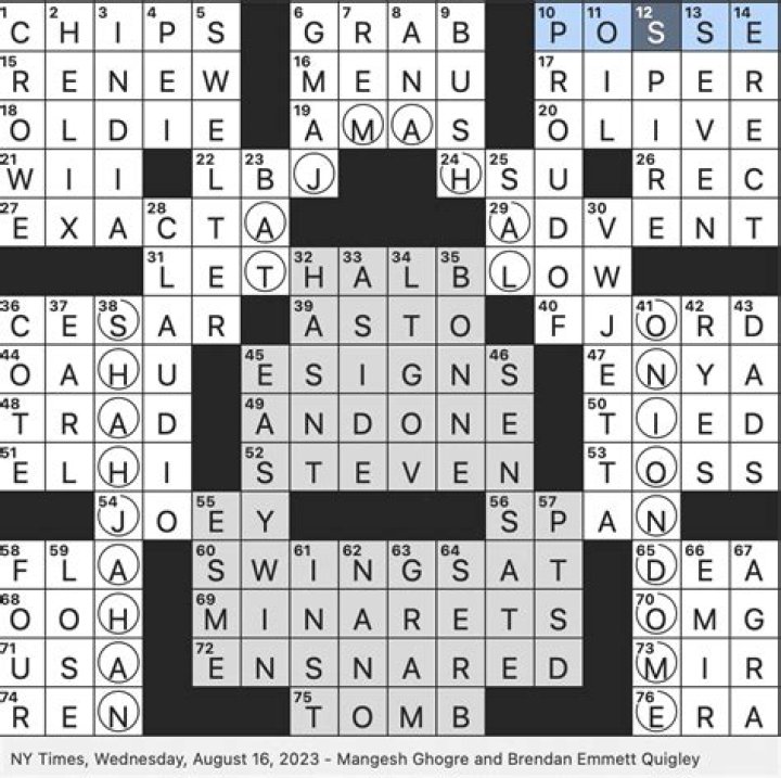 Focus of some cognitive therapy, for short NYT Crossword Clue