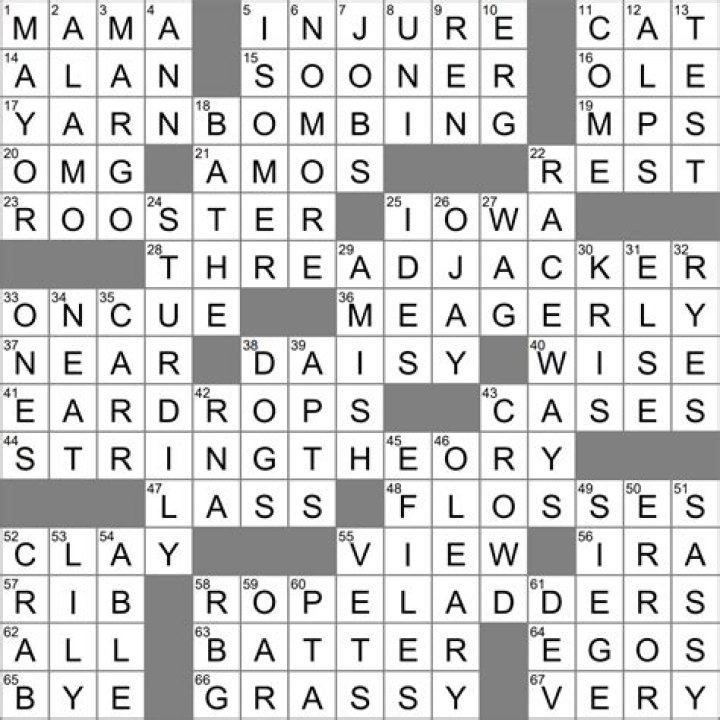 Really enjoys oneself NYT Crossword Clue Answer 9 letters