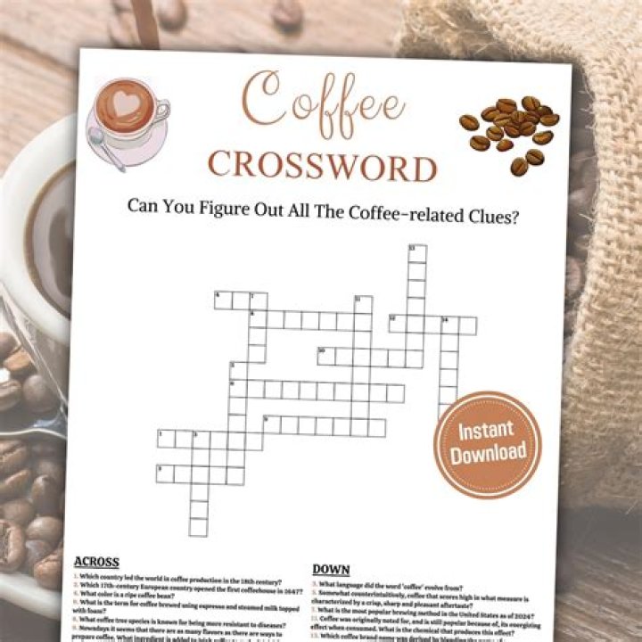 Universal Packaged serving of coffee Crossword Clue