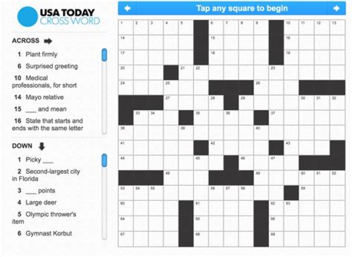 USA Today Crossword Answers for November 02 2023